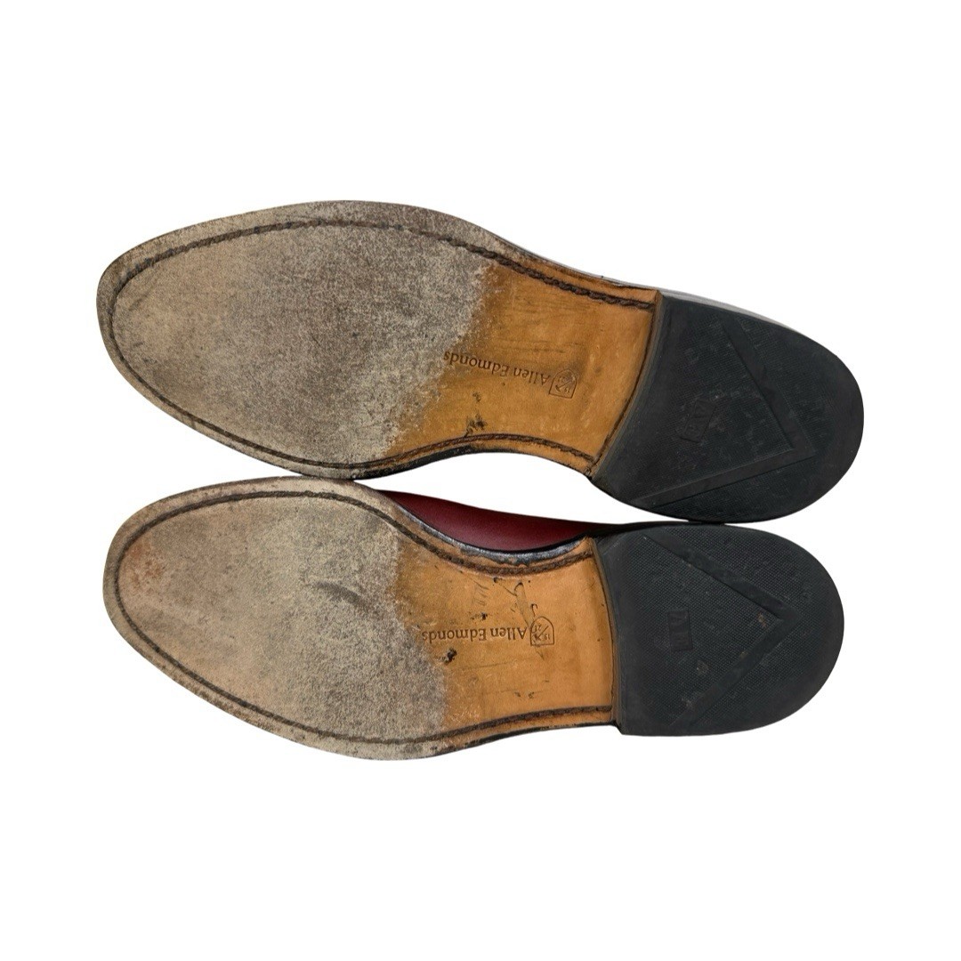 Allen Edmonds Grayson Burgundy Oxblood Tassel Loafers  display picture 1