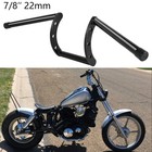 Black Motorcycle 7/8'' Handlebar Z Drag Bar For Yamaha Virago XV250 XV750 XV1100