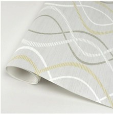 Scott Living 30.75-sq ft Yellow Taupe Vinyl G...