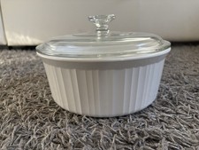 💎 Vintage Corning Ware Auflaufform French White – 2,5L