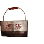 Vintage Coca Cola Coke Aluminum Metal 6-Pack Bottle Holder Drink Carrier Caddy