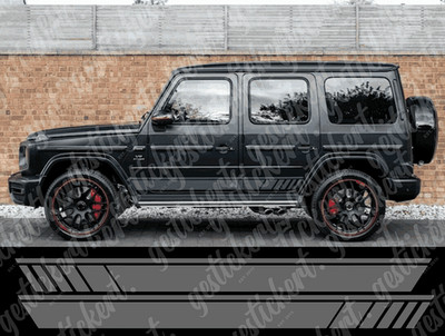 1 Set Edition 1 Streifen passend für Mercedes G-Klasse W463 G63 AMG Sticker