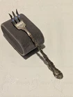 Sterling Silver Gorham Strasbourg Cocktail Fork. 5.5", Monogrammed "F".