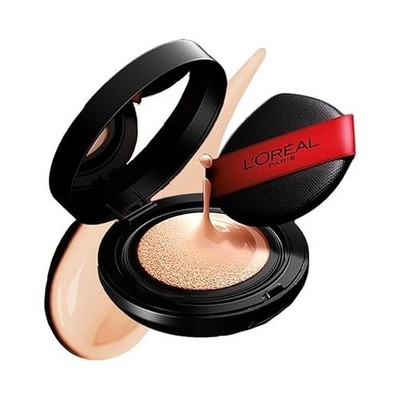 L'Oreal Paris Infallible Cushion Foundation, 24Hr Full Coverage, Glass-skin fini