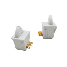 2Pcs Refrigerator Door Light Switch 3Pin Momentary Fridge 1NC 1NO AC 250V 2.5A