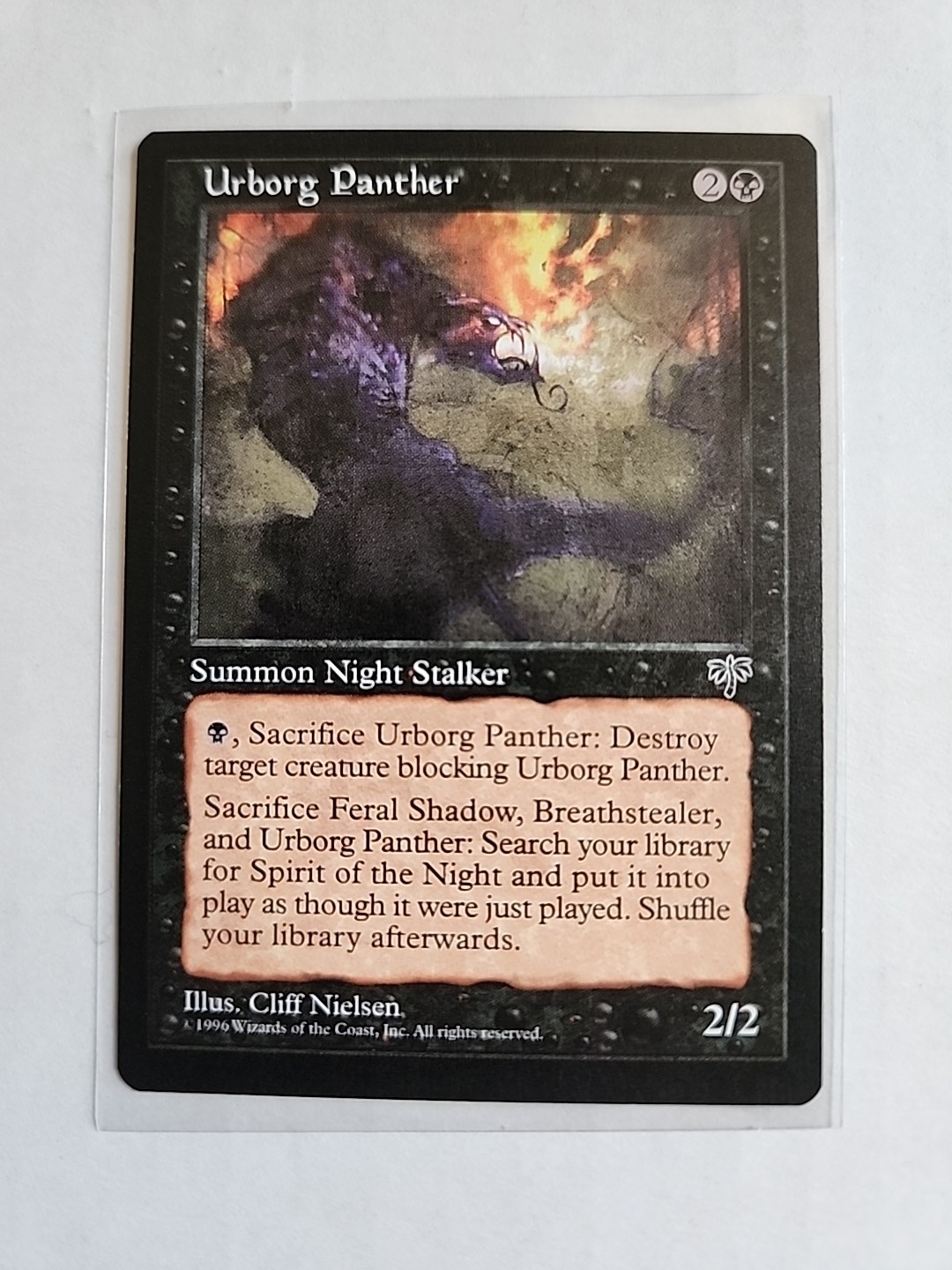 Urborg Panther - Mirage - MTG Magic - Common - Black Creature