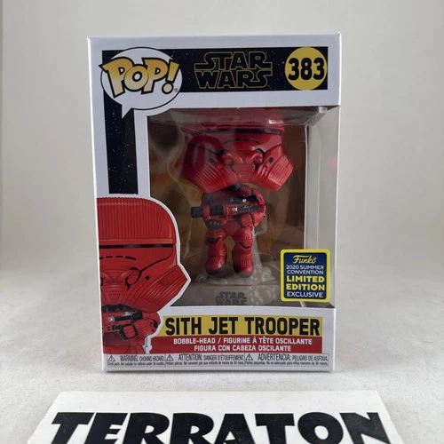 Funko Pop! Star Wars Red Sith Jet Trooper #383 2020 Convention Amazon Exclusive