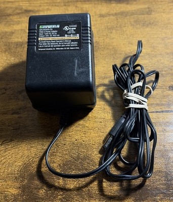 Genesis Drill Battery Charger 24V AC/DC GAC240400-SH AC Adapter Power Cord Plug