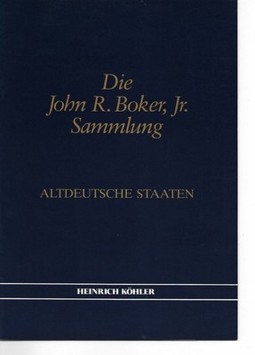 Auktionskataloge Boker 1-18 , gute Erhaltung