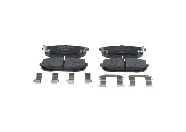 Bremsbelagsatz Scheibenbremse Bosch 0 986 494 590 FüR KIA Sorento JC 1 VAN Crdi-image