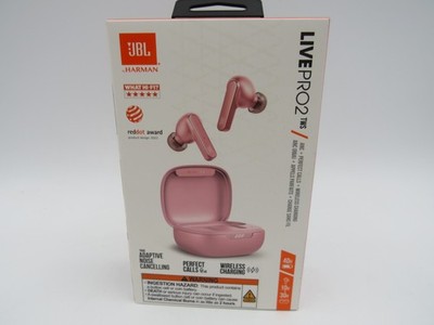 JBL Harman Live Pro 2 TWS Wireless Bluetooth Adaptive Noise Cancelling Pink NEW