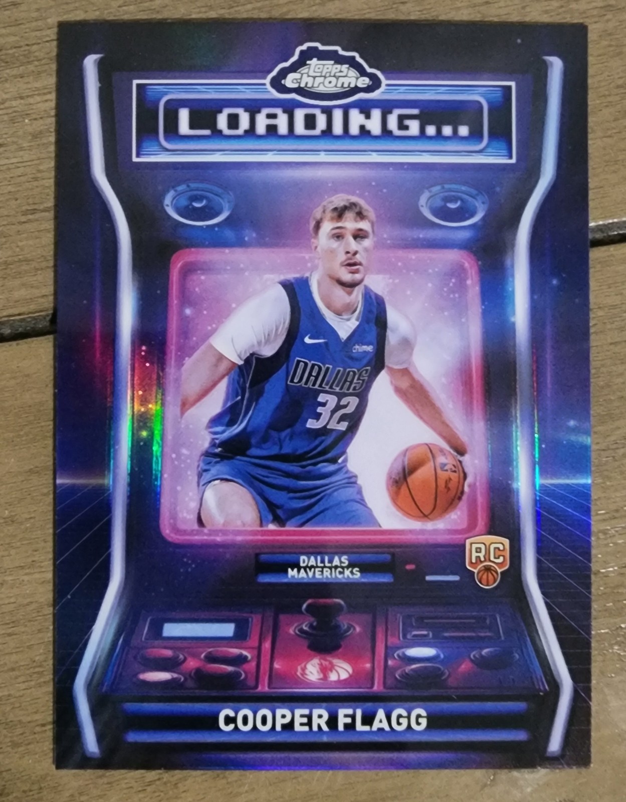Cooper Flagg 2025-26 Topps Chrome Loading Rookie RC Refractor