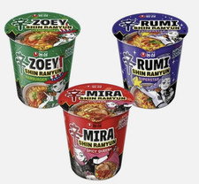 Nongshim Shin Ramyun Cup Noodles Set | K-Pop Demon Hunters Zoey Rumi Mira