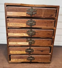 Kingsley Hot Foil Stamping (6-BOXES) Machine Type set Letters w/case (lot c)