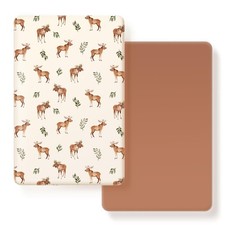 Stretchy Ultra Soft Jersey Knit Pack and Play Sheets 2 Pack, Portable/Mini Cr...