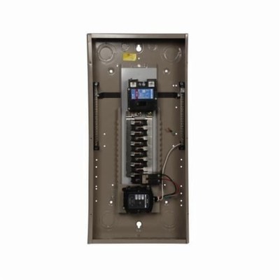 EATON CHSUR24B100E 1-Phase Main Breaker Surge Installed Loadcenter, 120/240 VAC,