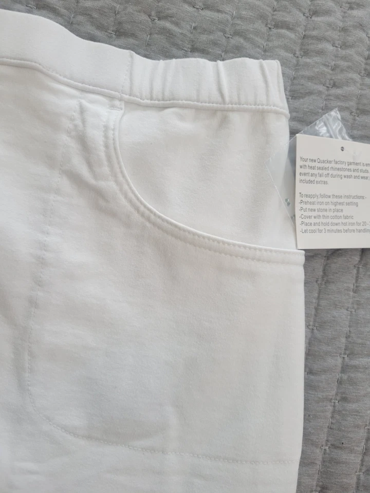 Quacker Factory Size 2X White Dream Jeannes Skort A493067 NWOT - Image 4 of 4