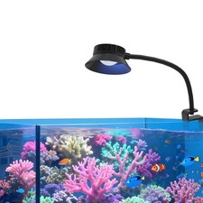 30 Watts Aquarium Reef Light, Dimmable Timing Full Spectrum Marine Fish Tank ...