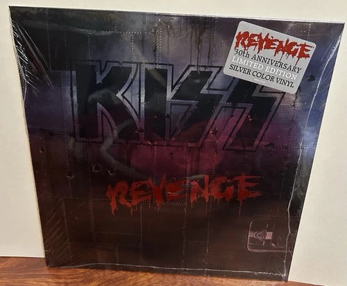 KISS REVENGE 30th ANNIVERSARY LIMITED EDITION SILVER COLOR VINYL LP SEALED 2022