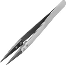Ceramic Tweezers Precision Electronic Repair Anti Static Heat Resistant Non