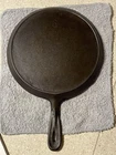 Vintage Lodge 6 Griddle/ Skillet Sits Flat No Spin,