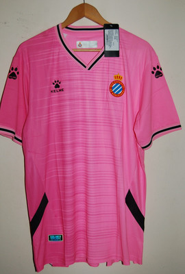 Espanyol Pink Away Football Shirt Trikot 2022/23 Neu mit Etikett Kelme 2XL