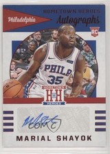 2019 Panini Chronicles Hometown Heroes Rookie Red Marial Shayok #HH-MAR Auto 1u6