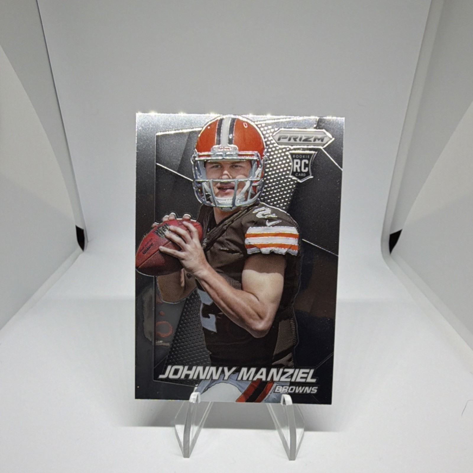 2014 Panini Prizm Football Johnny Manziel Rookie Base Cleveland Browns #287
