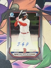 2026 Bowman Baseball - Justin Gonzales 1st Bowman Auto Chrome Red Sox CPA-JG