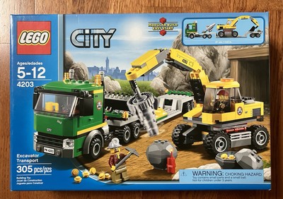 LEGO CITY: Excavator Transporter (4203) - New in Sealed Box