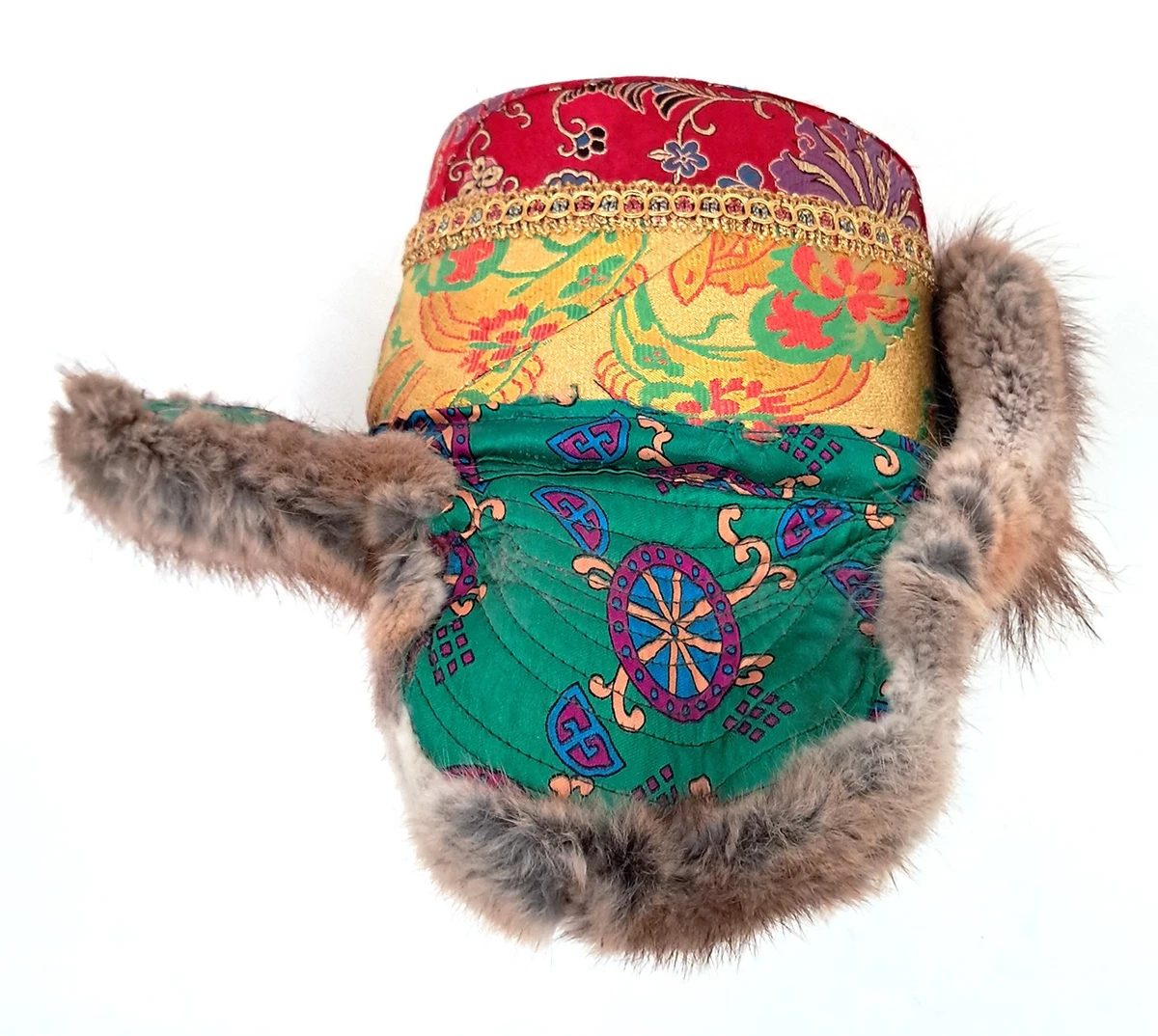 Vintage Mongolian Shearling Hat from the 60\'s Channeling my inner Marge Simpson with this vintage  main image 2
