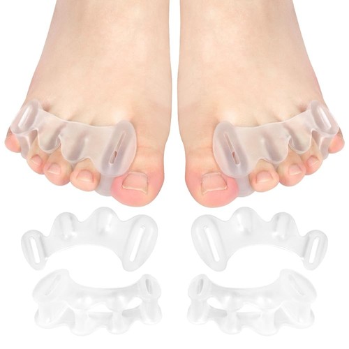 Toe Separators to Correct Bunions, Adjustable Toe Straighteners for Hammertoe...