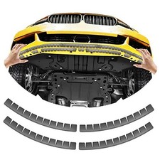 Front Bumper Scrape Guard 4 Pack Car Universal Black Bumper Lips Scrape 4pcs