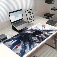 40 90cm1pc G-Gundams Anime Gaming Mouse Pad - Non-Slip Rubber Base, Washable Des