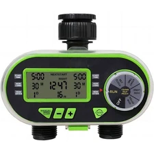 2 Outlet Garden Digital Electronic Water Timer Irrigation Controller for Garden