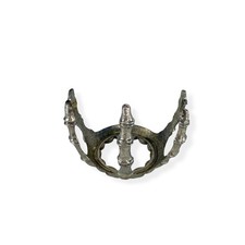 Metal Skeleton Hand Crown Gothic Candle Holder Decor Halloween Prop
