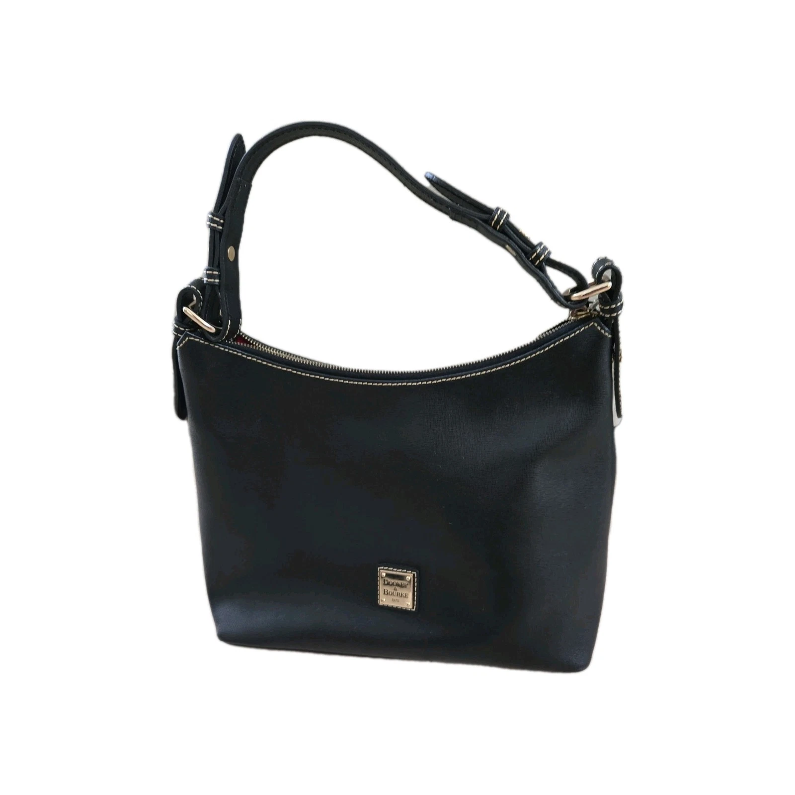 Dooney and Bourke Saffiano Hobo Shoulder Purse - Read