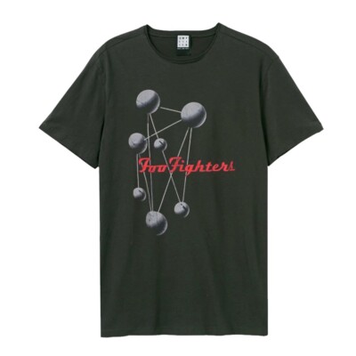 Foo Fighters 'Colour And Shape Black' Album T-shirt, Size S to 5XL