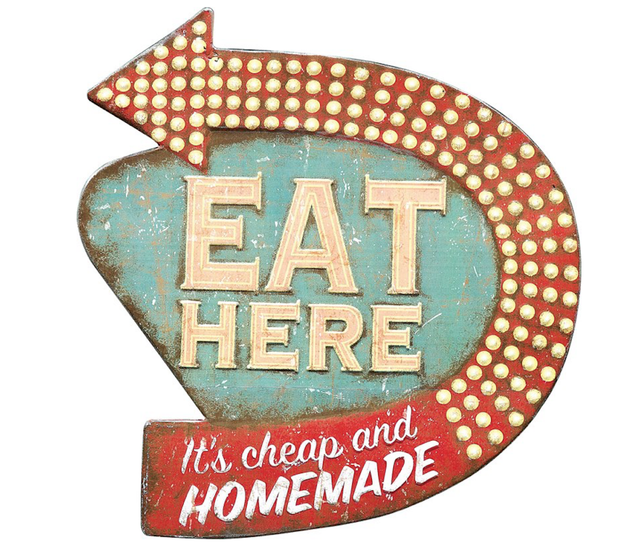 Coffeeology Black Metal Sign Vintage Retro Kitchen Cafe Diner