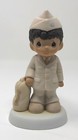Precious Moments Bless Those Who Serve Their Country Figurine African American