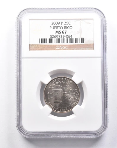 MS67 2009-P Washington State Quarter Puerto Rico NGC *6151