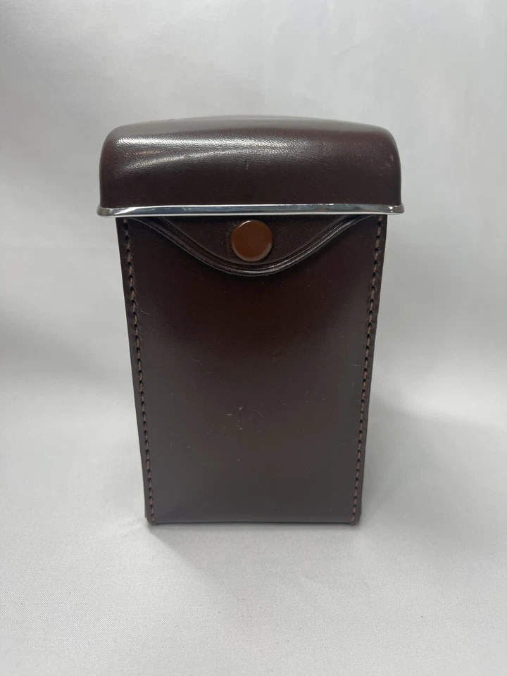 FUNDA CÁMARA YASHICA MAT LM INSIGNIA 120 LTR PELÍCULA CUERO MARRÓN NUEVO RARO Foto 4 de 4