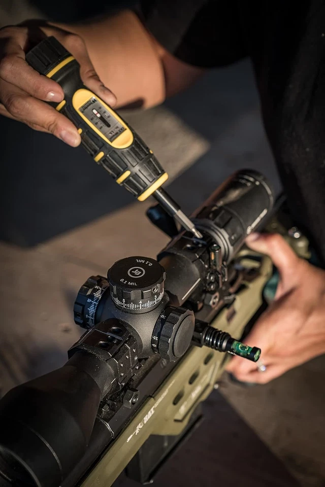 Kit combinado de montaje de mira telescópica Wheeler con llave FAT, barras de alineación y lapeado, un Foto 3 de 4