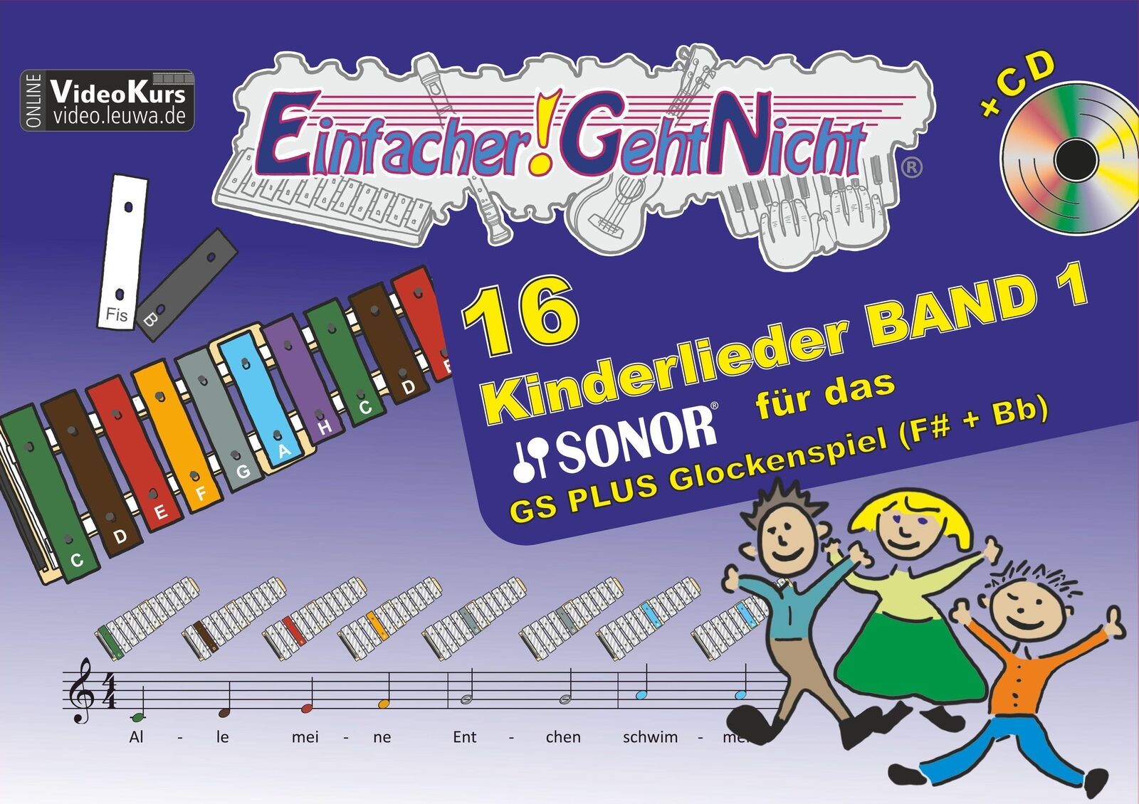 Thumbnail - Martin Leuchtner (u. A.) | Einfacher-geht-nicht: 16 Kinderlieder Band