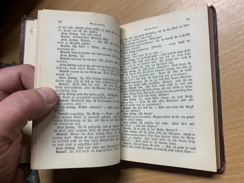 RARO LIBRO ANTIGUO DE FICCIÓN ALEMANA HENRIK IBSEN FANTASMAS (FANTASMAS) DÉCADA DE 1890 (P3) - Imagen 9 de 15