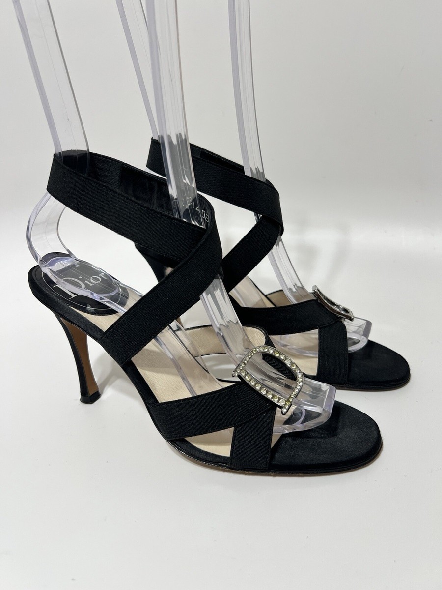 靴 Dior by John Galliano Eyelet Sandal Christian Dior by John Galliano 2000s white bridal eyelet
