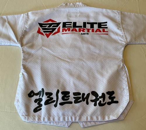 Youth Dynamics Taekwondo Gi Uniform Martial Arts Karate Kung-Fu Sz 000/120 Small - Picture 5 of 13