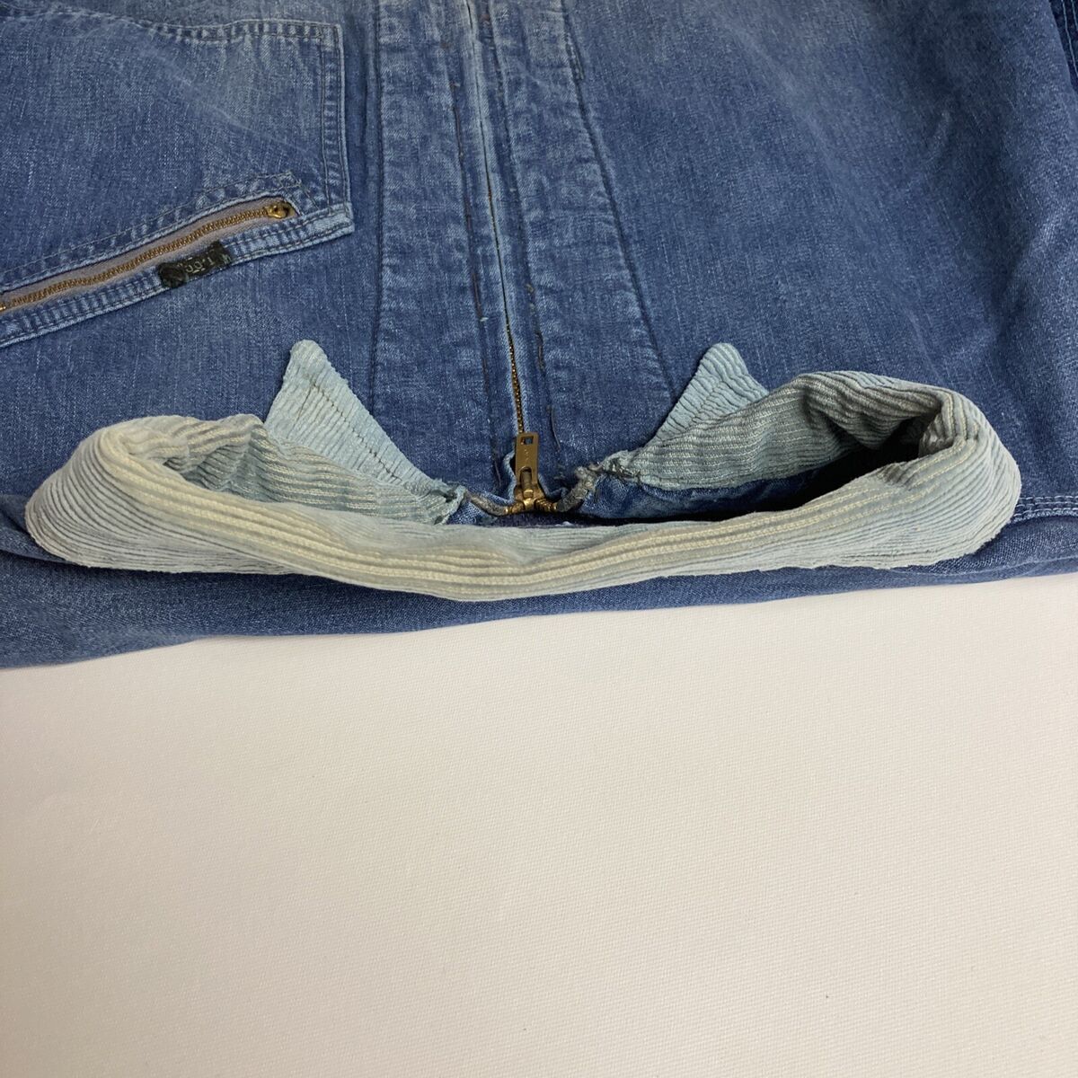 Vintage Lee 191-LB 48R Jelt Denim Jean Lined Work Chore Vintage Lee 191-LB 48R Jelt Denim Jean Lined Work Chore