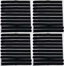 40 x Cable Hook and Loop 40cm x 40mm Black Hook and Loop Hook and Loop Cable Ties Tape Eyelet