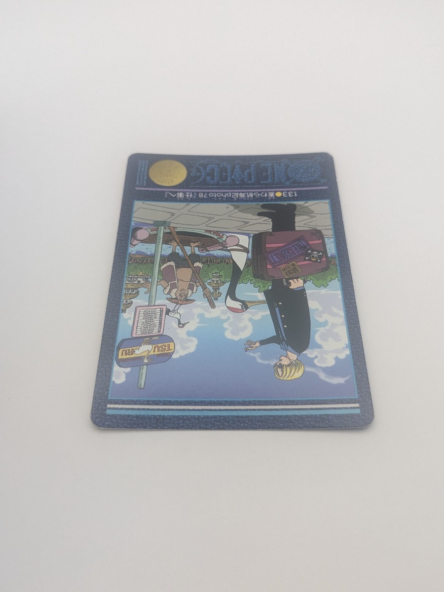 Sanji One Piece 133 Visual Adventure Carddass frontispiece BANDAI
